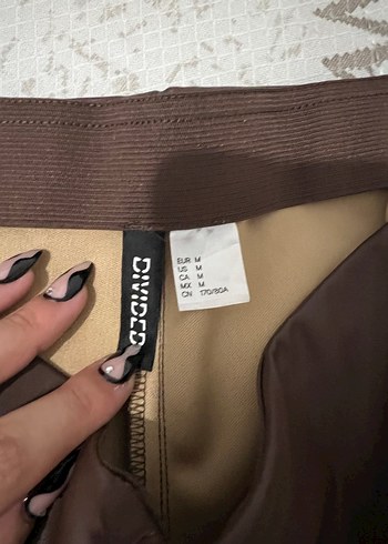 H&M H&M deri pantolon
