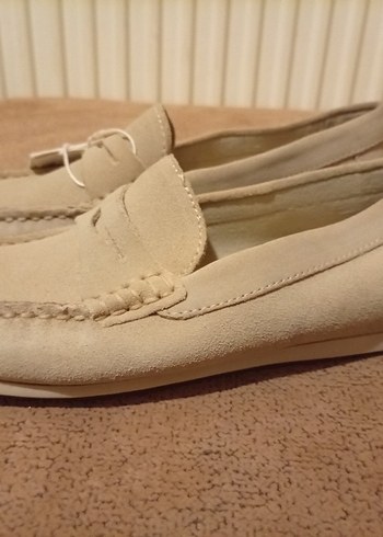 Bej Süet Erkek Çocuk Loafer