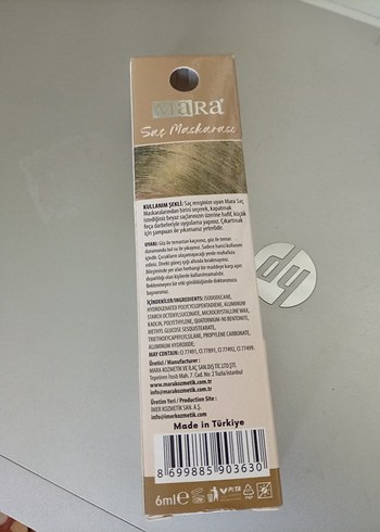 MaRa Saç Maskarası Acık kumral - Görsel 2