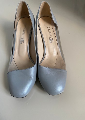 Modern Klasik gri  Stiletto Kadın Ayakkabı - Görsel 3