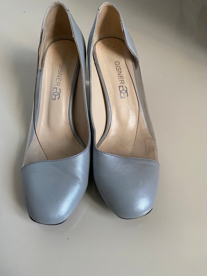 Modern Klasik gri  Stiletto Kadın Ayakkabı - Görsel 3