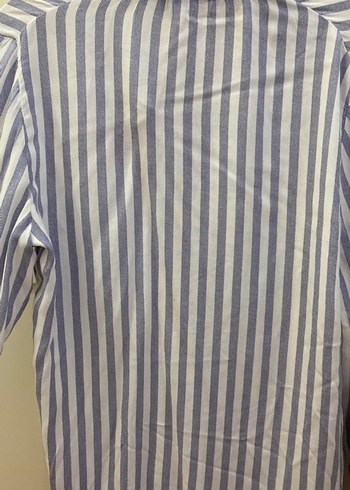 U.S Polo Assn. Düğmeli Çizgili Kadın Gömlek