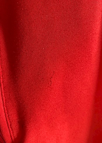 Orijinal Nike Kırmızı Fermuarlı unisex Spor Ceket s beden - Görsel 4