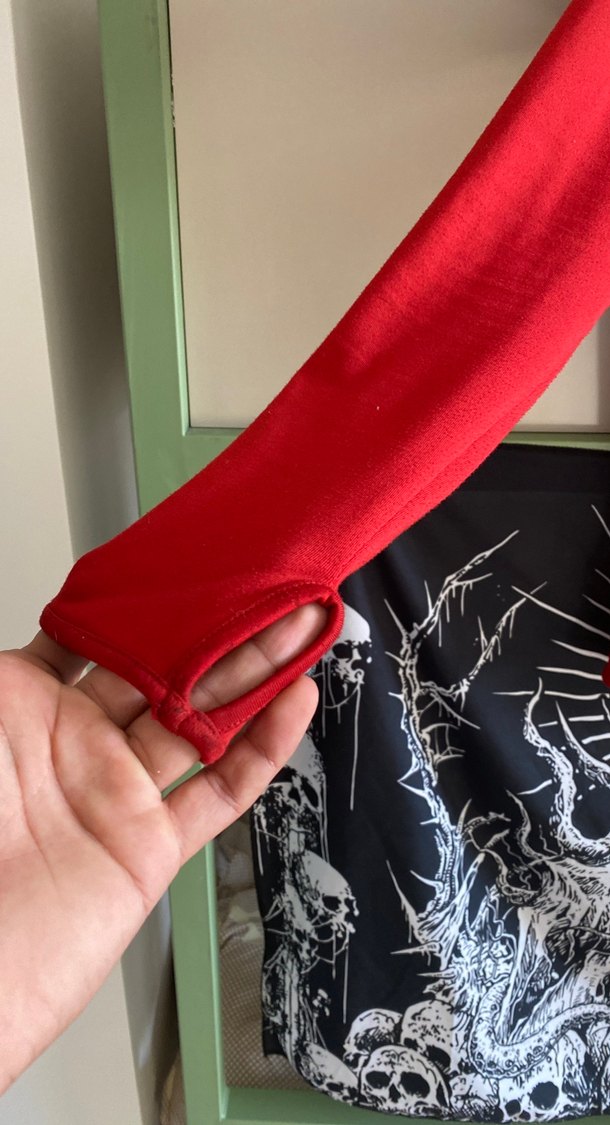 Orijinal Nike Kırmızı Fermuarlı unisex Spor Ceket s beden - Görsel 2