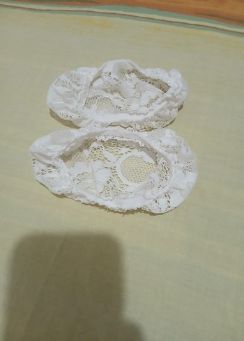 Dantel İşlemeli Beyaz Kadın Çorap