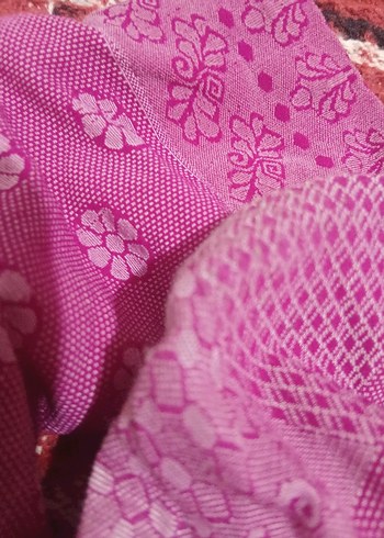 Dantel Detaylı Pembe Kadın Fular