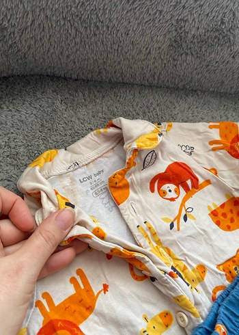 Bebek Erkek Renkli Baskılı Kısa Kollu Takım - Görsel 3