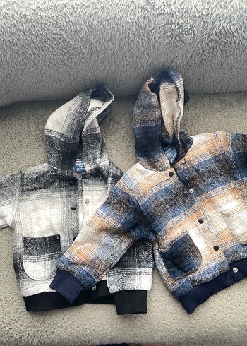 Erkek Bağcıklı Gri Bağlama Desenli Hırka - Görsel 2