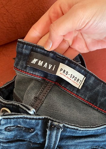 Koyu Mavi Erkek Dar Kesim Kot Pantolon - Görsel 2