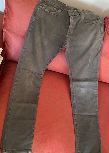 Gri Denim Erkek Pantolon - Görsel 3