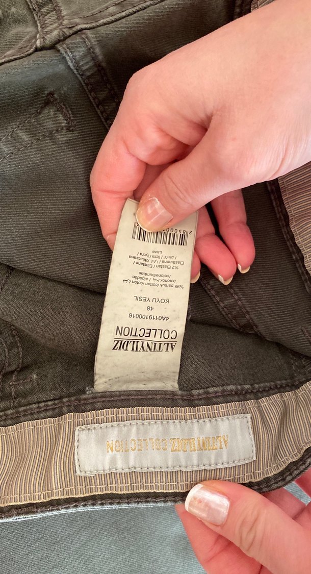 Gri Denim Erkek Pantolon - Görsel 2