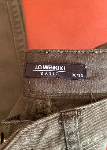 Düğmeli Kahverengi Deri Erkek Pantolon - Görsel 2