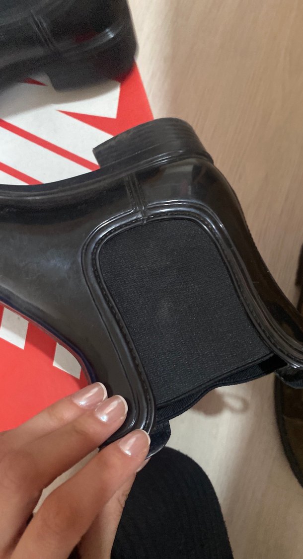 Siyah Rugan Stiletto Topuklu Kadın Bot - Görsel 5