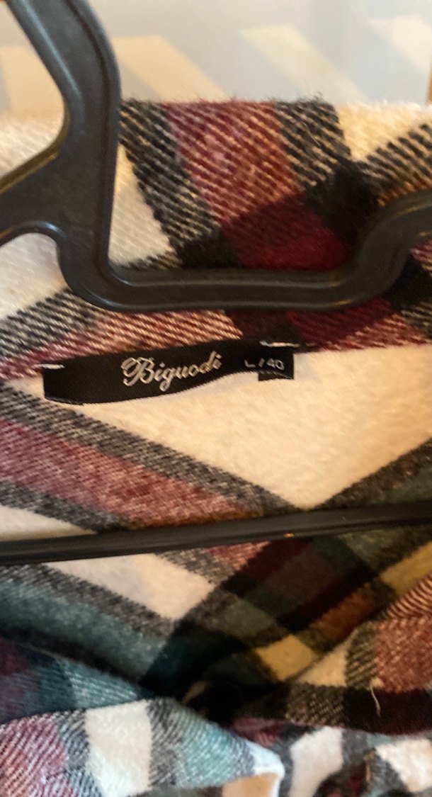 Düğmeli Çok Renkli Kadın oversize Gömlek - Görsel 4