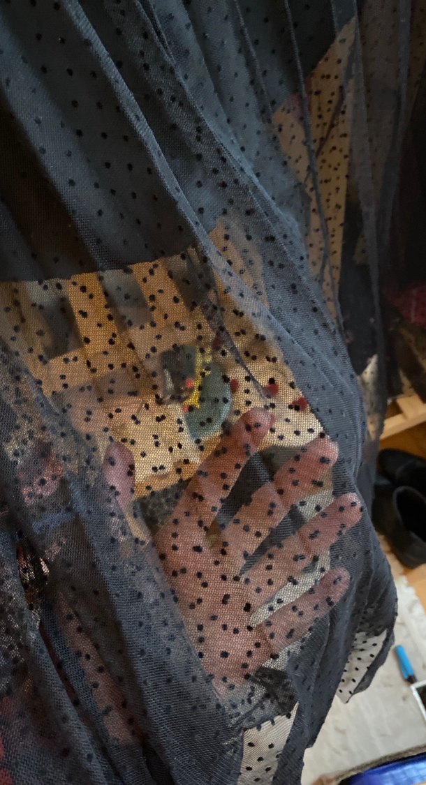 Siyah Pilili Uzun Gotik Etek - Görsel 4