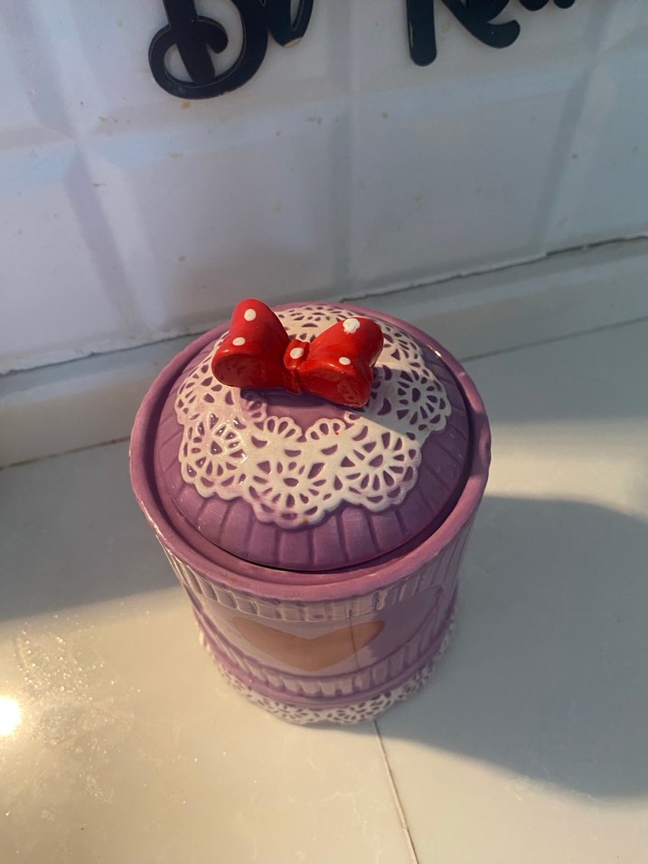 Pembe Kalp Detaylı kavonoz - Görsel 2