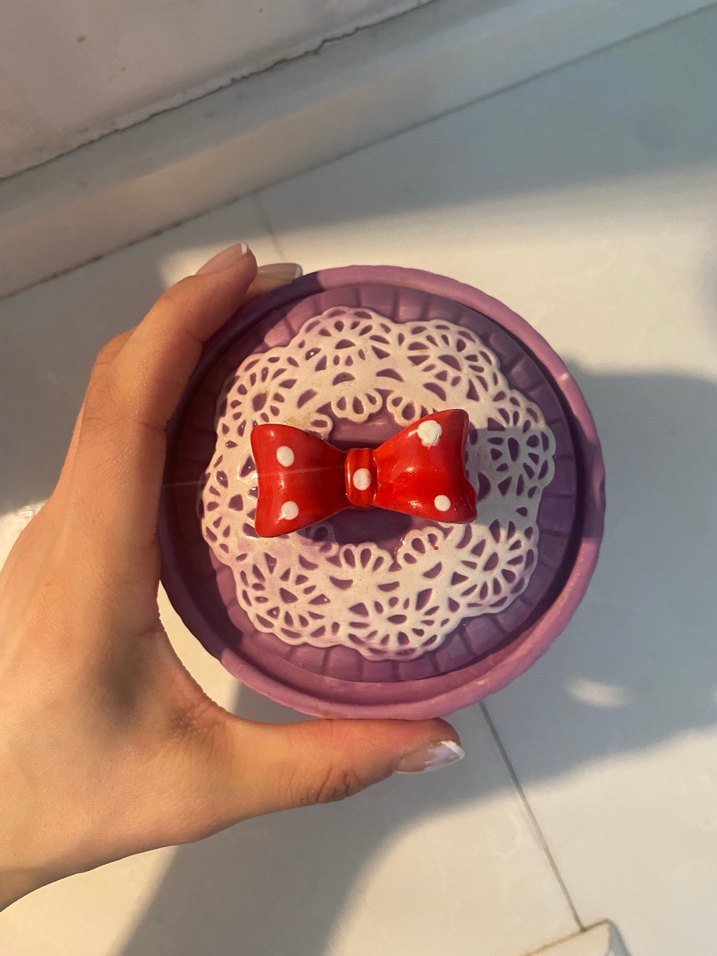 Pembe Kalp Detaylı kavonoz - Görsel 4