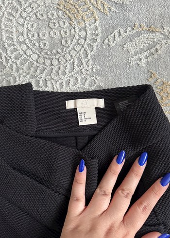 H&M Siyah Mini Etek