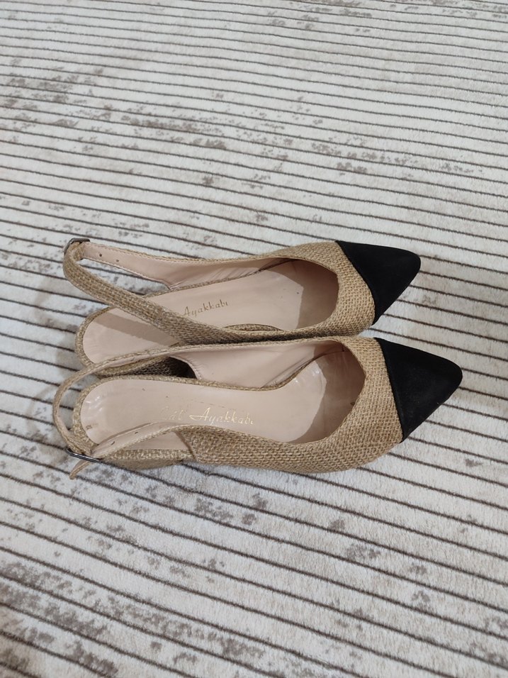 Bej Kadın Dolgu Topuklu Espadril - Görsel 4