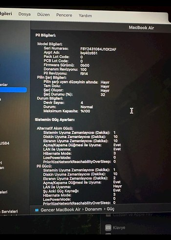 MacBook Air M2 sadece 4 devir faturalı hiç kullanılmadı. - Görsel 3
