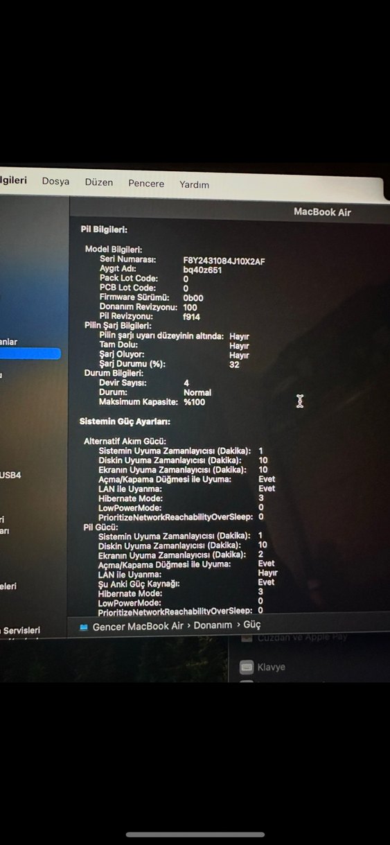 MacBook Air M2 sadece 4 devir faturalı hiç kullanılmadı. - Görsel 3