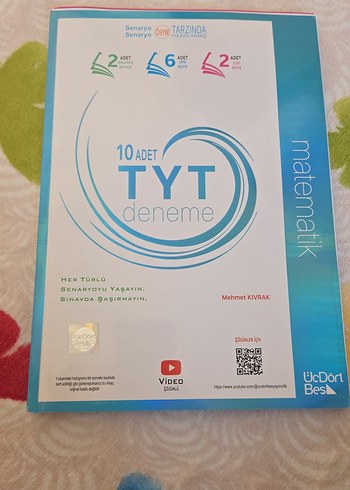 10 Adet TYT Matematik Deneme Kitabı