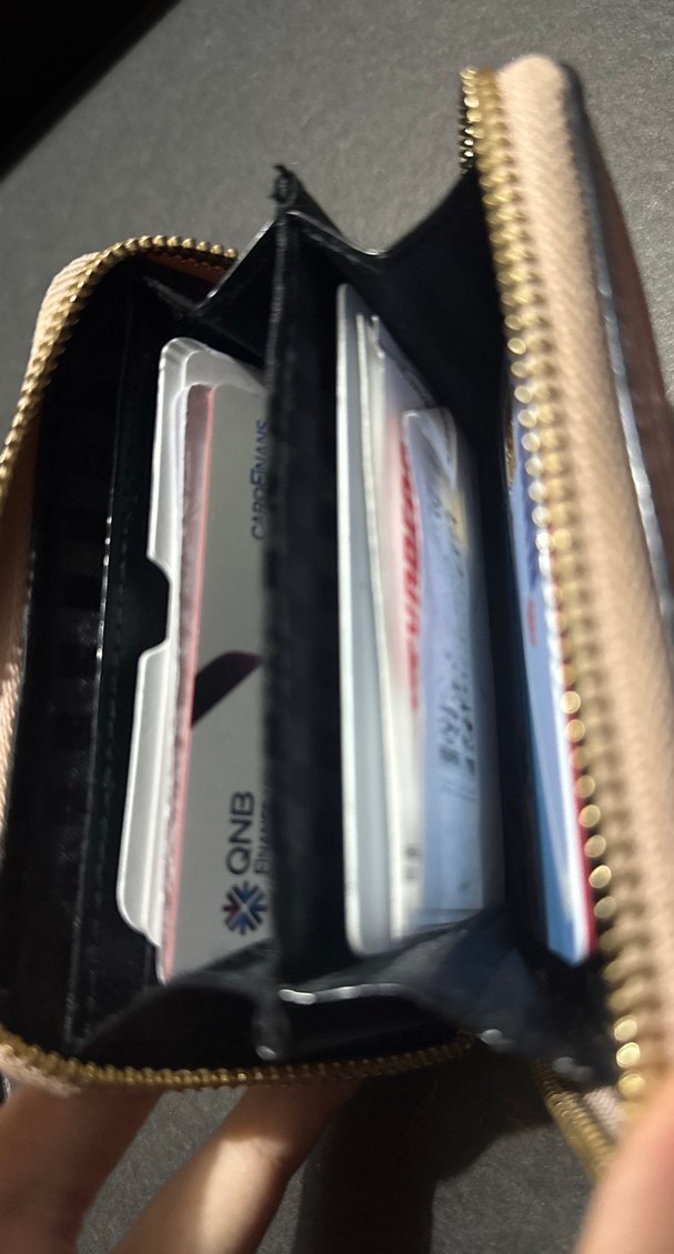 Vs Pembe Deri Fermuarlı Kadın Cüzdan - Görsel 4