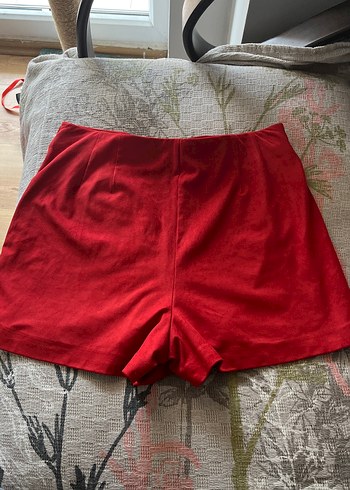 Zara Zara şortlu kırmızı etek