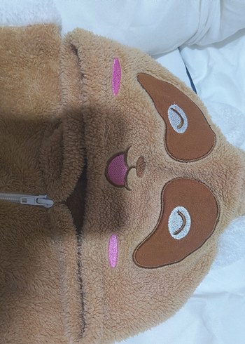 Kahverengi Beyaz Bebek Tulum - Görsel 2