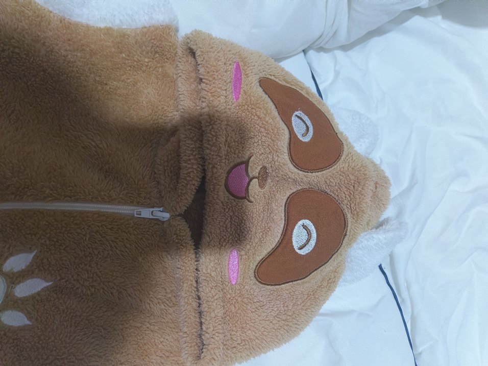 Kahverengi Beyaz Bebek Tulum - Görsel 2