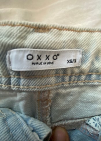 oxxo Kadın siyah mavi ve Beyaz Mini Denim Şortlar