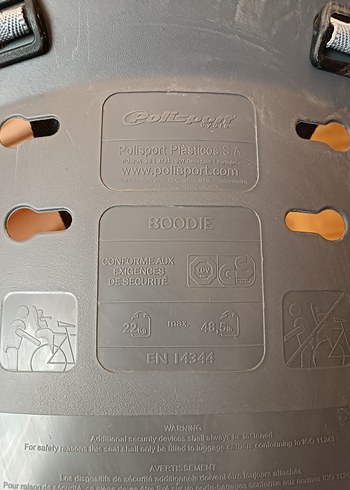 9- 18 kg Beden pembe Renk Bağlantı Aparatlı Çocuk Bisiklet Koltuğu