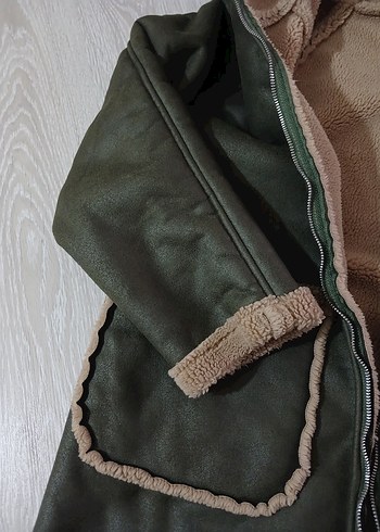 Kürklü Süet Kadın Ceket - Görsel 5