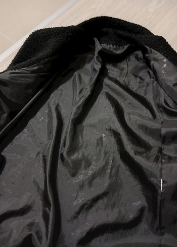 Siyah Uzun Kışlık Kaban - Görsel 2