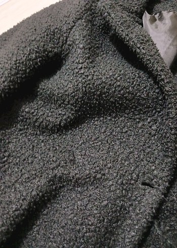 Siyah Uzun Kışlık Kaban - Görsel 4