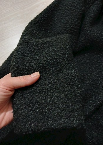 Siyah Uzun Kışlık Kaban - Görsel 3