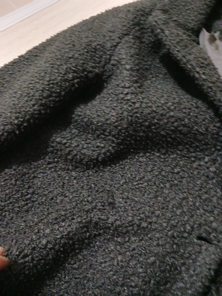 Siyah Uzun Kışlık Kaban - Görsel 5