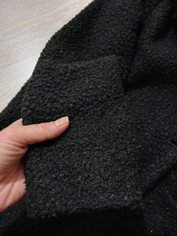 Siyah Uzun Kışlık Kaban - Görsel 3