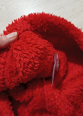 Kızlar için Kırmızı Rahat Sweatpants - Görsel 2