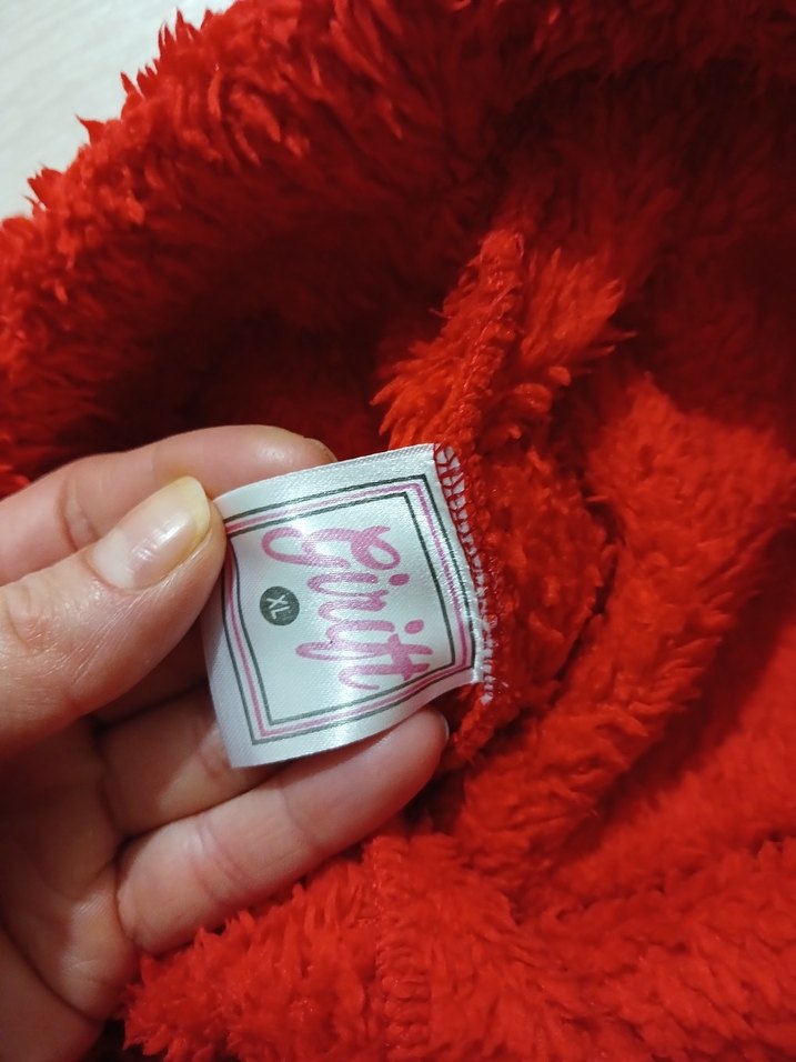 Kızlar için Kırmızı Rahat Sweatpants - Görsel 3