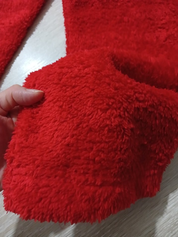 Kızlar için Kırmızı Rahat Sweatpants - Görsel 4