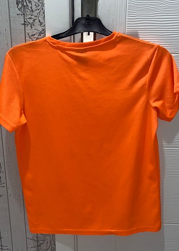 Turuncu Erkek Kısa Kollu Spor Tişört - Görsel 2