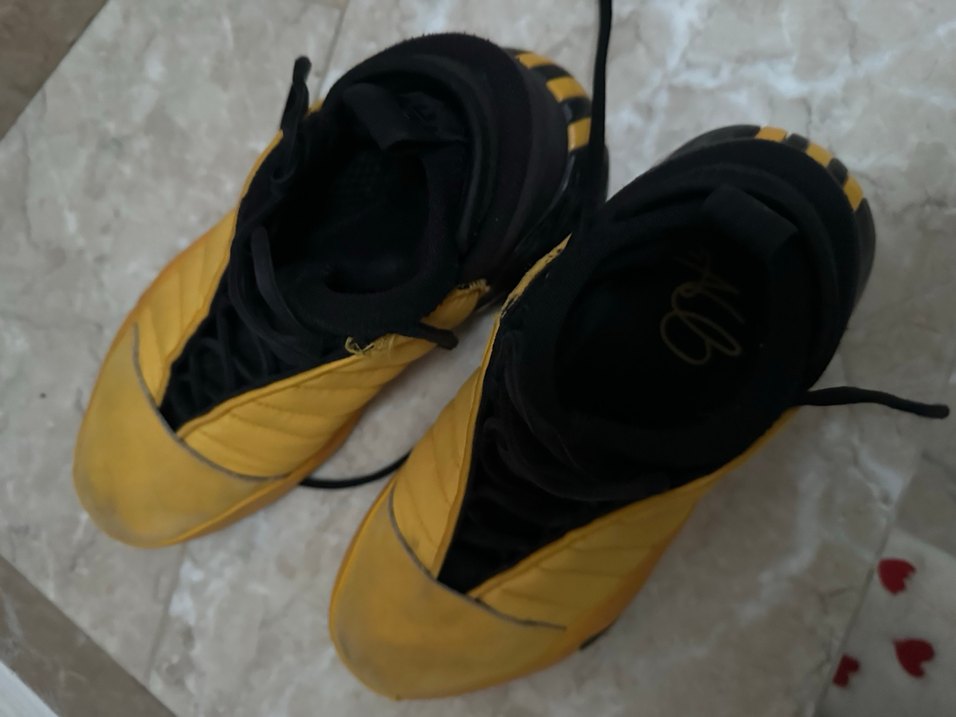 Sarı Velcro Detaylı Basketbol Ayakkabısı Adidas orijinal - Görsel 4