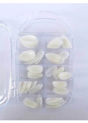 12li Beyaz Takma Tırnak Seti - Görsel 2