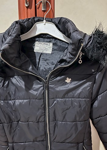 Siyah Kürklü Kadın Kışlık Mont - Görsel 5