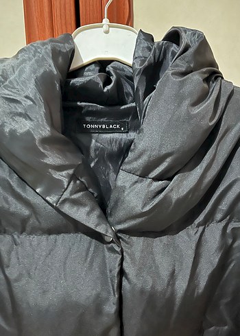 Tony Black Siyah Şişme Mont - Görsel 6