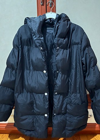 Tony Black Siyah Şişme Mont - Görsel 5