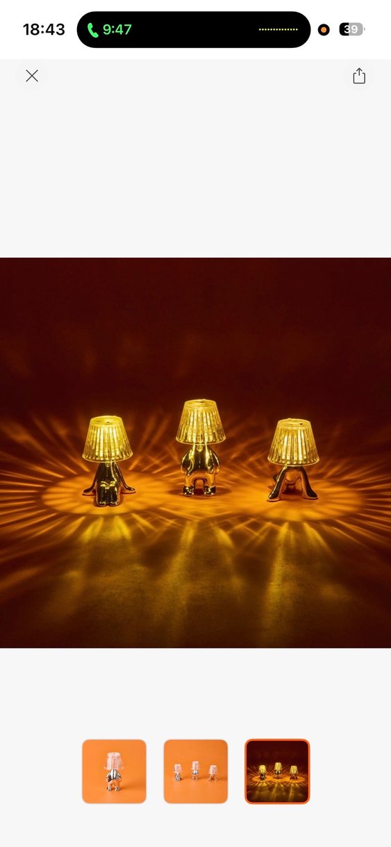 Naturalove Mini Figürlü Masa Lambası - Görsel 3