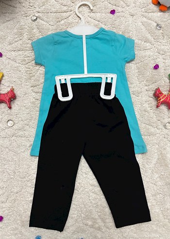 Minita OOPS Baskılı Kız Taytlı Takım - Görsel 2