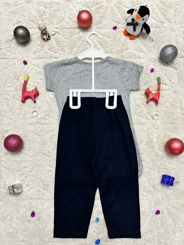 Minito Kids Kız Bebek Baskılı Takım - Görsel 2